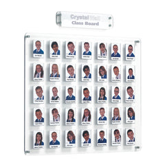 Perspex Class-Staff Board 35 Pockets