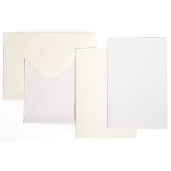Card Blanks-Envelopes A6 Cream