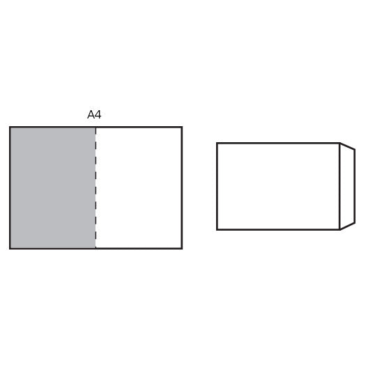Env S-Seal Pl Wht C5 Poc 90G Box500
