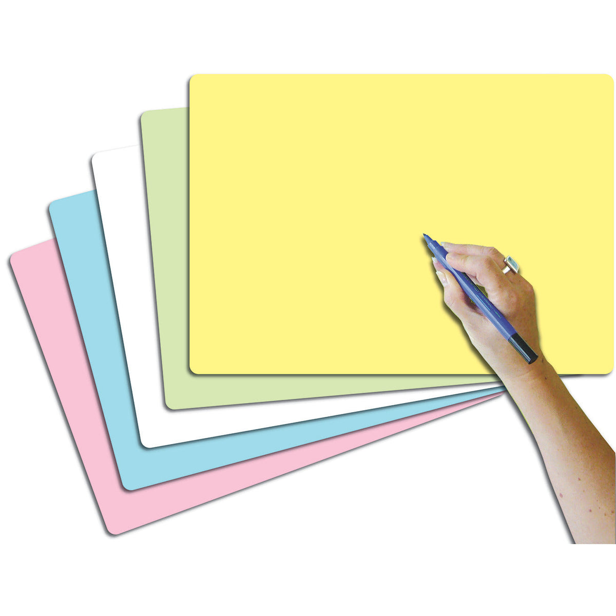 A4 5Mm Tinted Boards Pk5 Multi