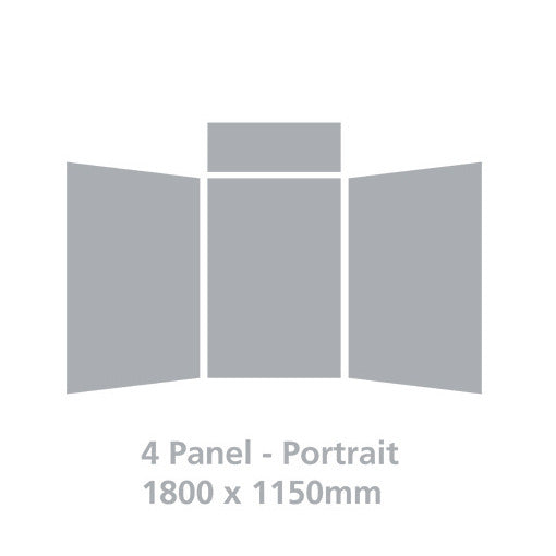 Fold Disp Ttop 1800X1150 4Panel Red