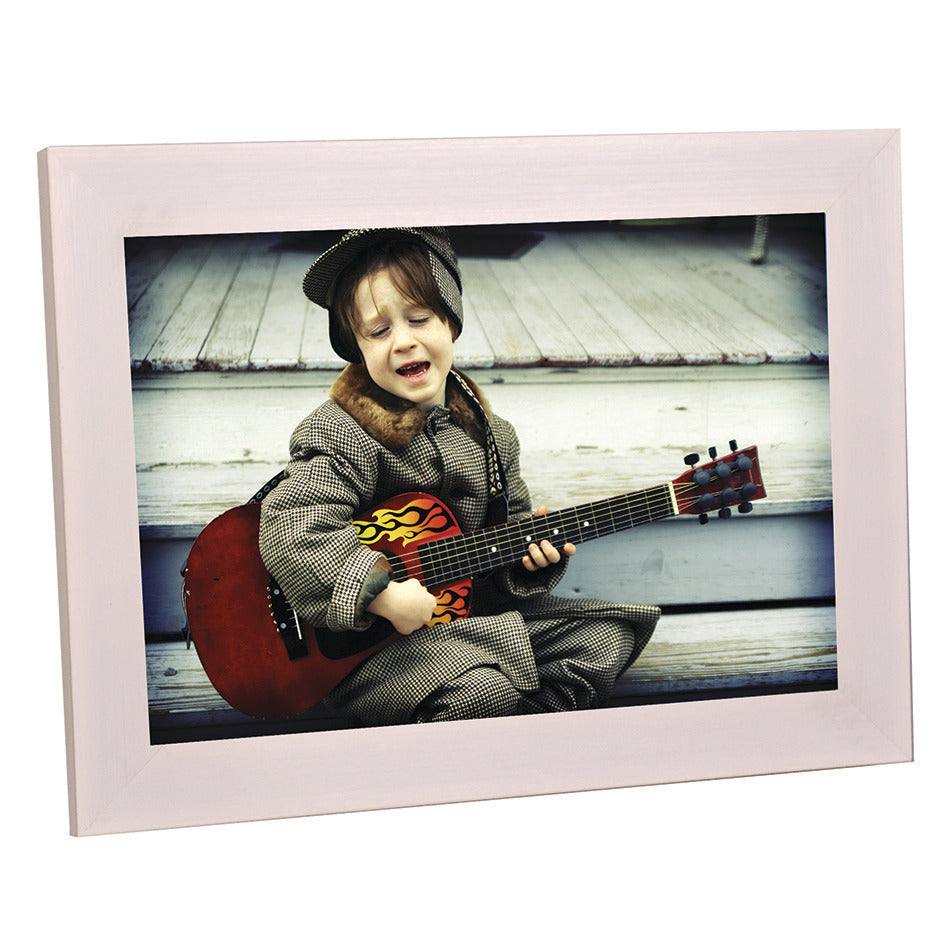 Frame Satinwood A4 Acrylic Glazing