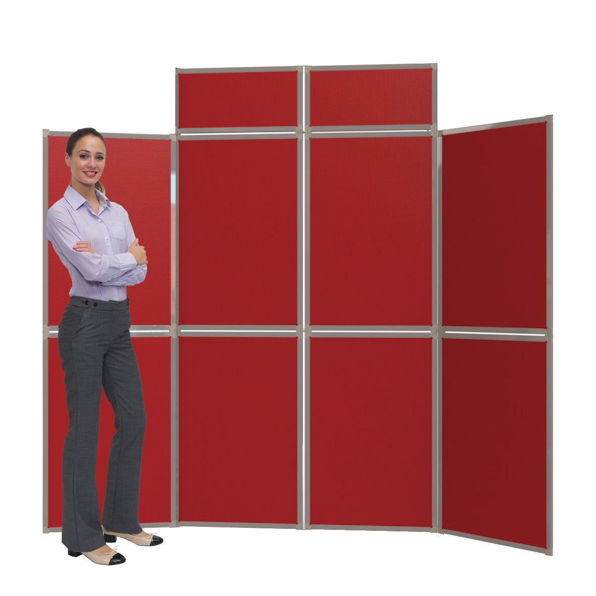 H-D Display Boards 8 Panel Grey