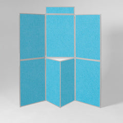 L-Fold.Display Kit 7 Panel Cyan