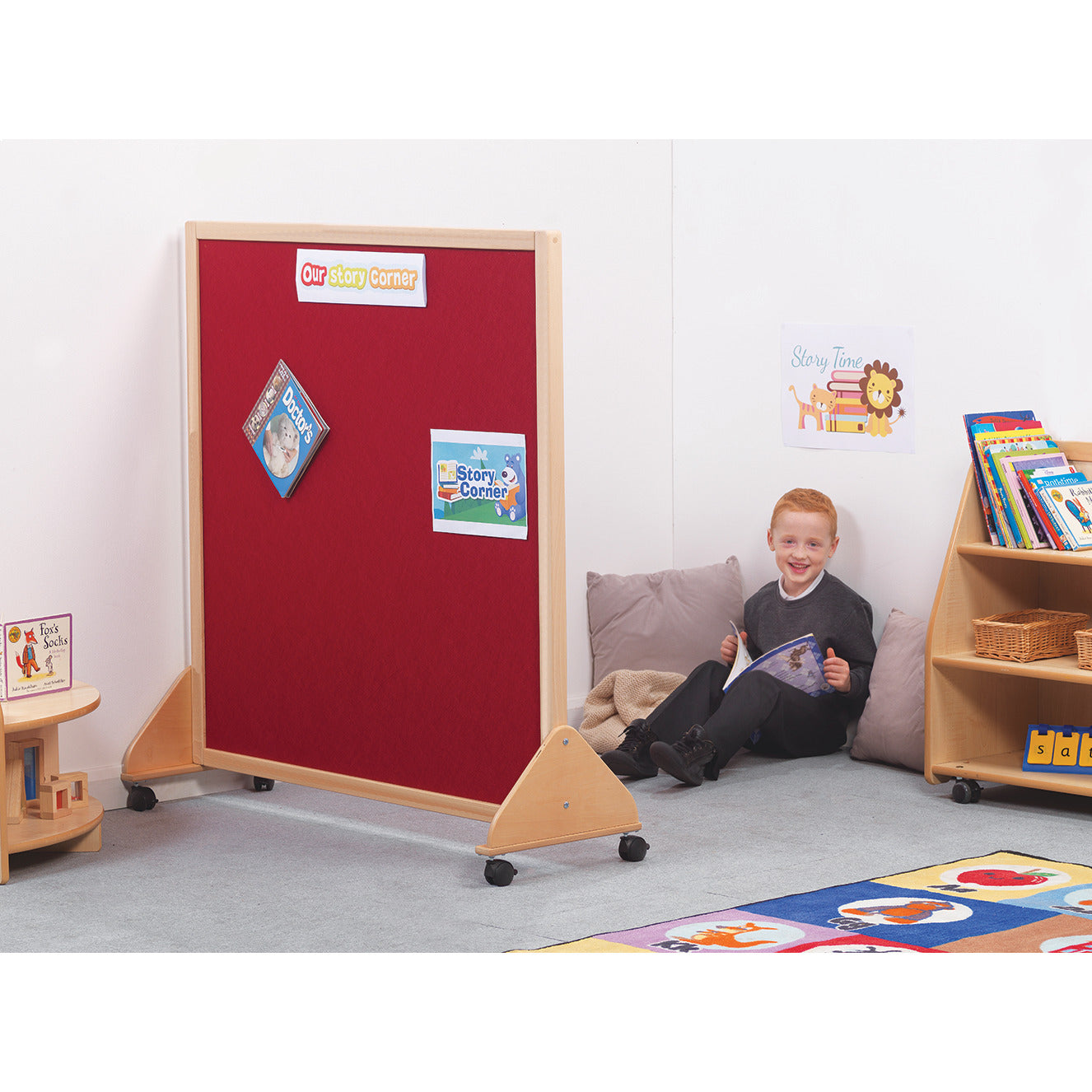 Partition Dble Sided 1200X900 Red