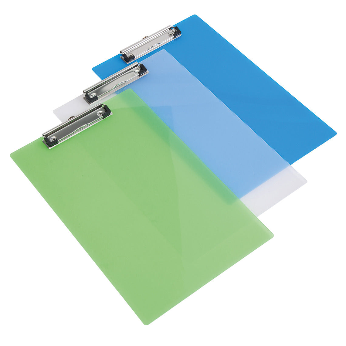 A4 F-Cap Transp Clip-B Asst Pk10
