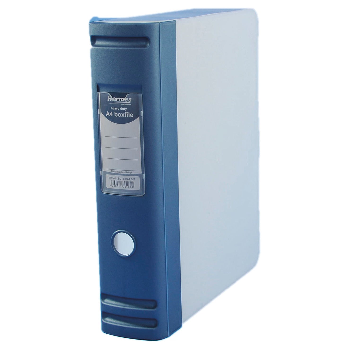 A4 H-Duty Box File D Ring Blu Spine