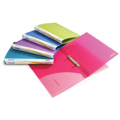Binder 2 Ring A4 Asst 15Mm Cap X10