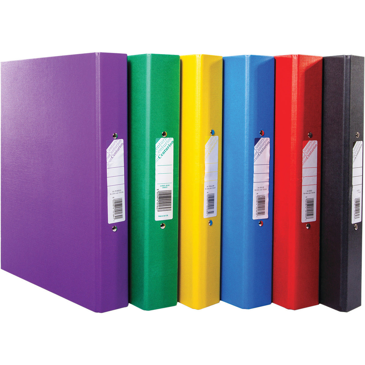 Binder 2 Ring A4 Black 25Mm Cap.X10