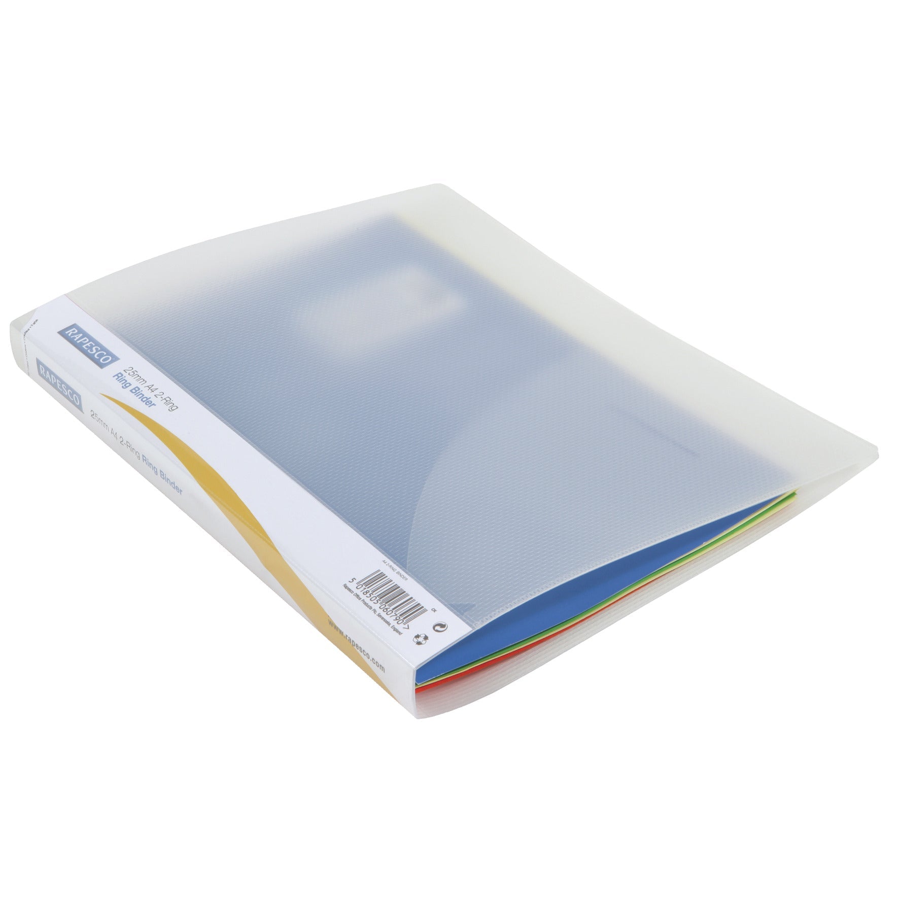 Binder 2 Ring A4 Clear 25Mm Cap X10