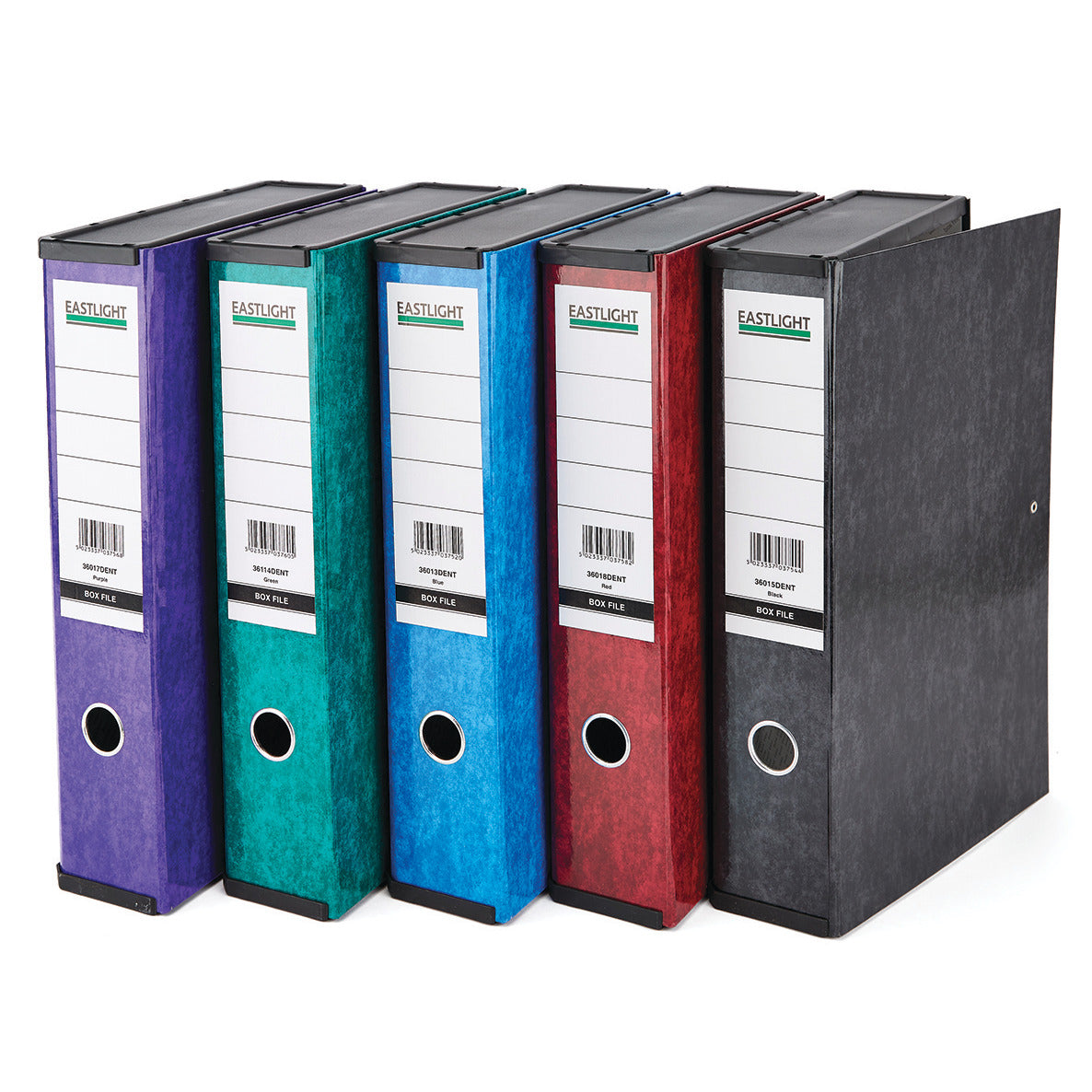 Box File F-Cap Gloss Charc.Blk Bx10