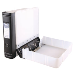 Box File H-Duty D Ring Black Spine