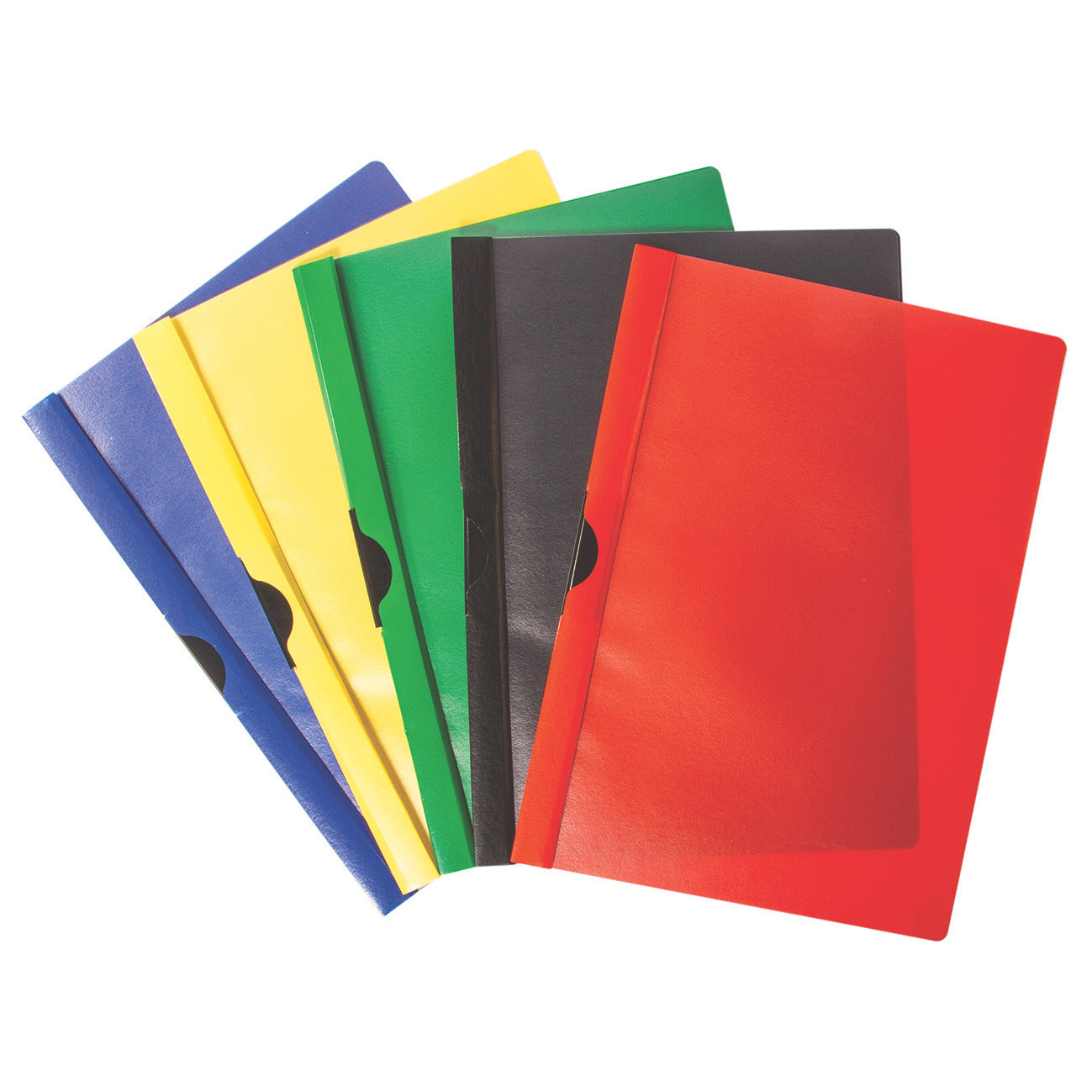 Clipfile A4 Cap 4Mm Asst Pk5