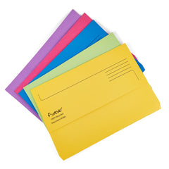 Document Wallet F-Cap Asst Pack 25