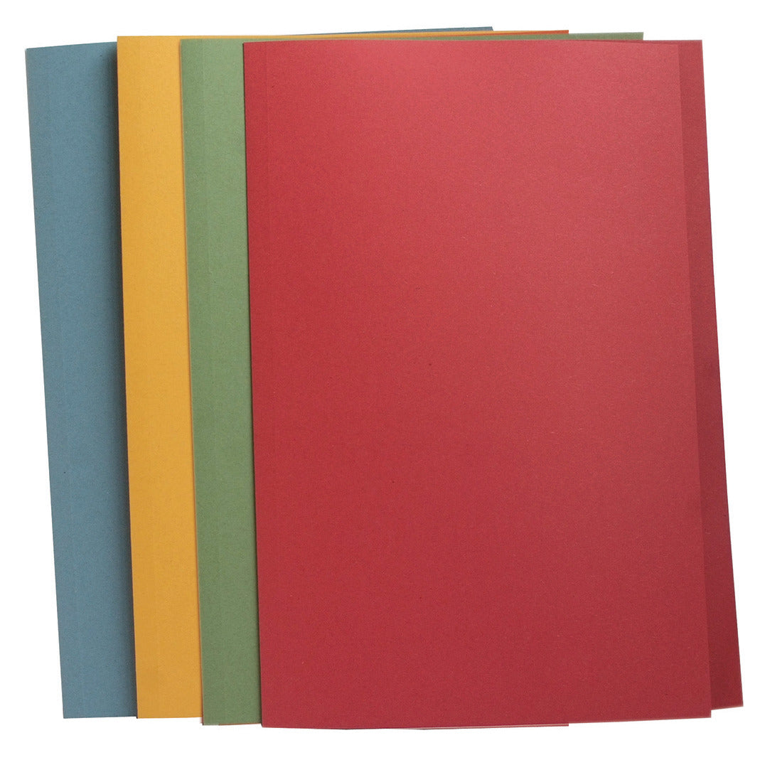 Folder Sq Cut F-Cap 285Gsm Yl Pk 100