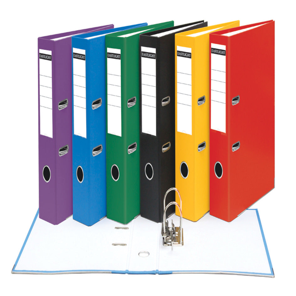 Lever -'Low-' Arch File A4 Blue Bx 10