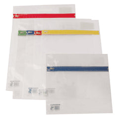 Supazip Carrier Bag A4 Red Pk25