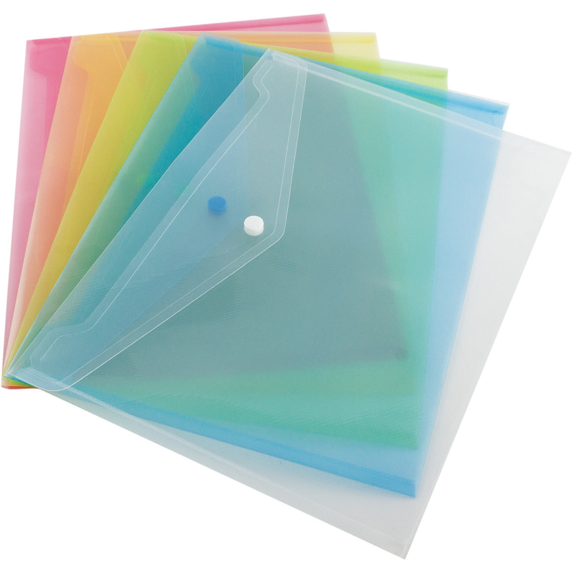 Wallets Popper A4 Eco Assorted Pk 5