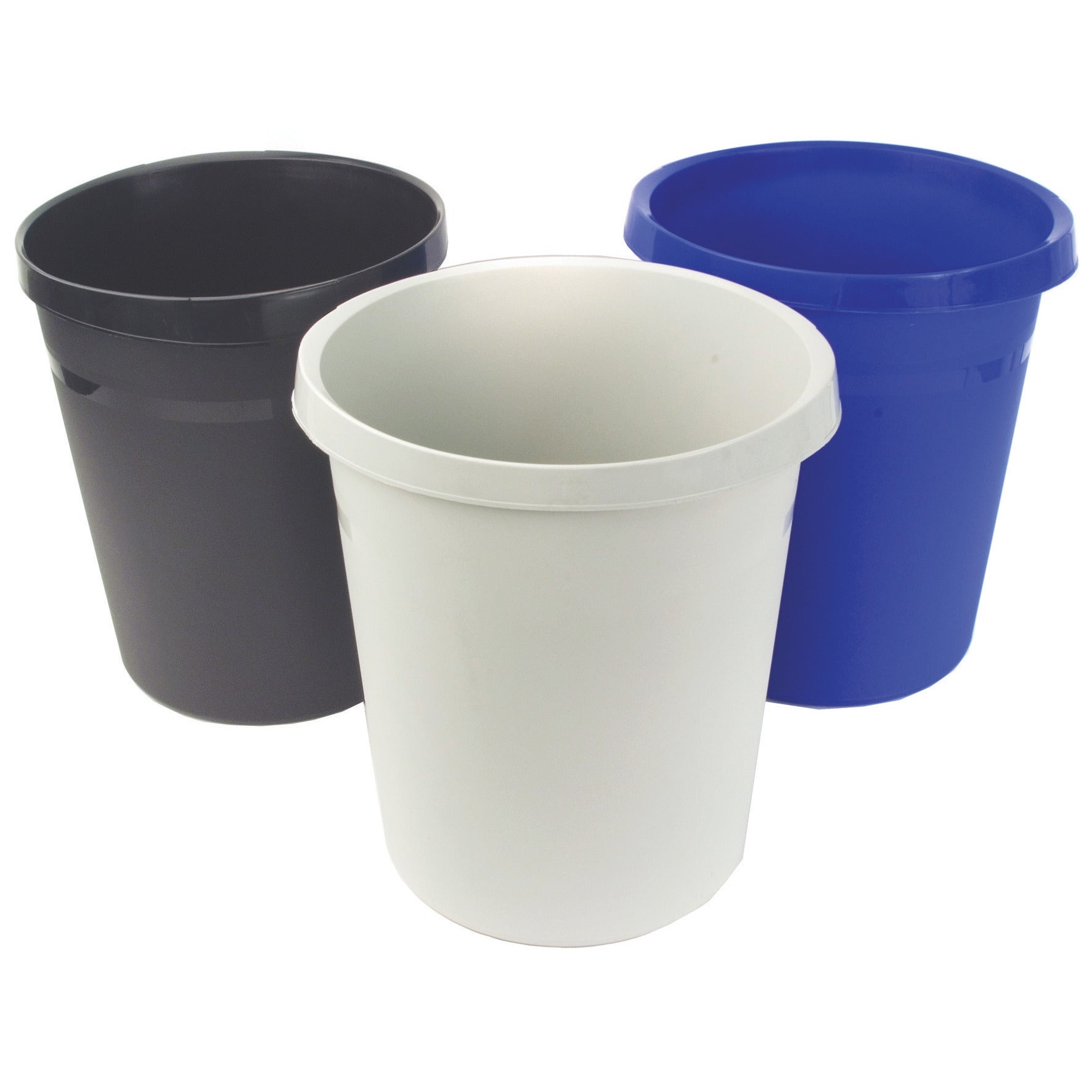 Bin Waste Paper 18L Polyprop Black