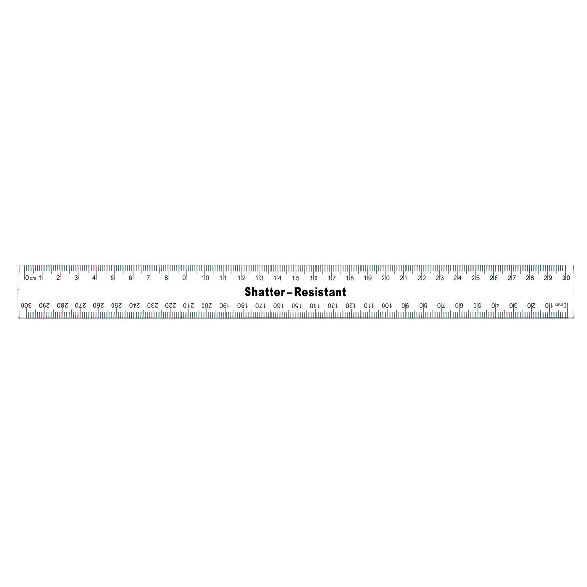 Sb Sresis Ruler Cm-Mm Clr 30Cm Pk100