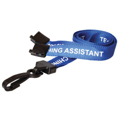 Teaching Assistant Lanyardblue Pk25