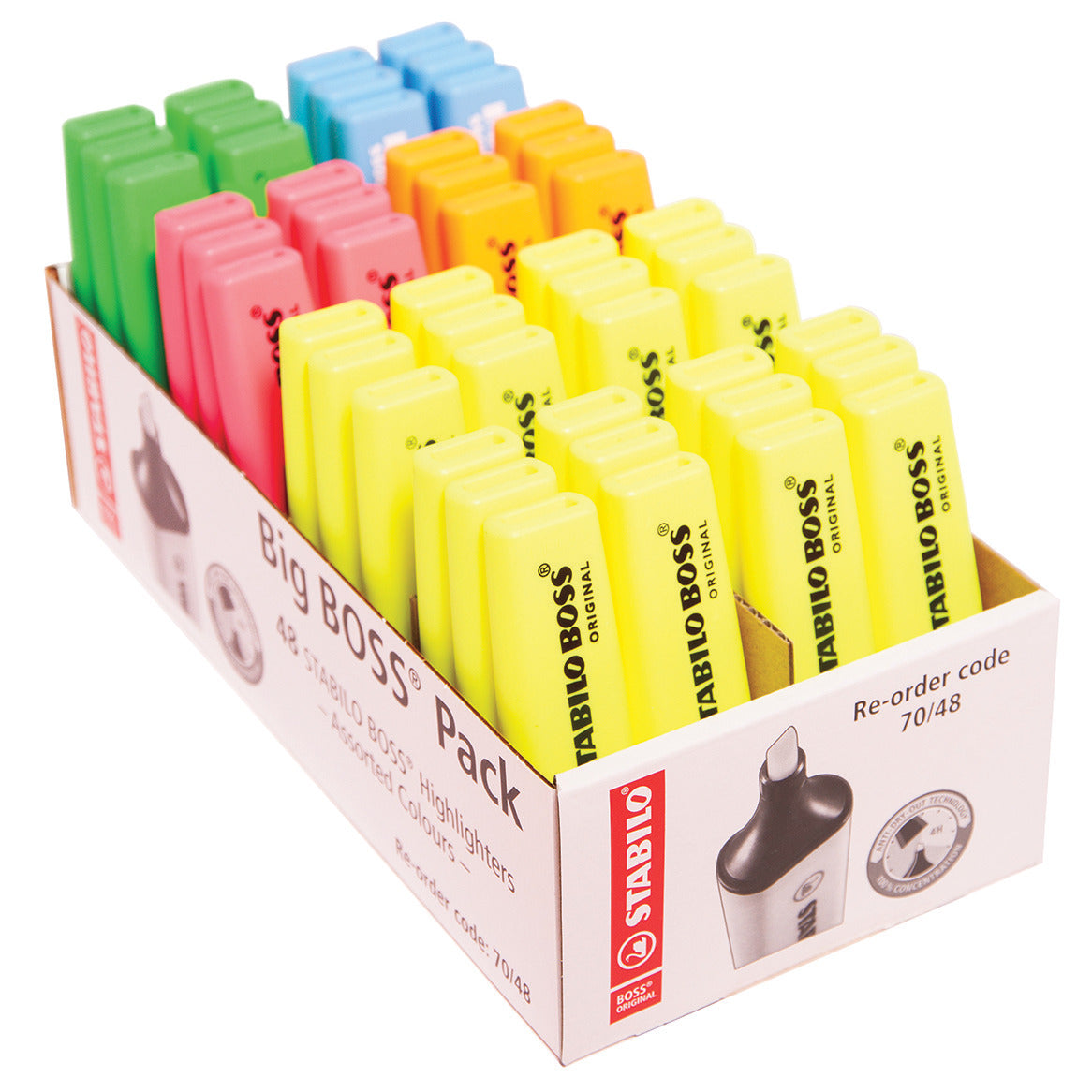 Highlighter Big Boss 5 A-Cols.Pk48