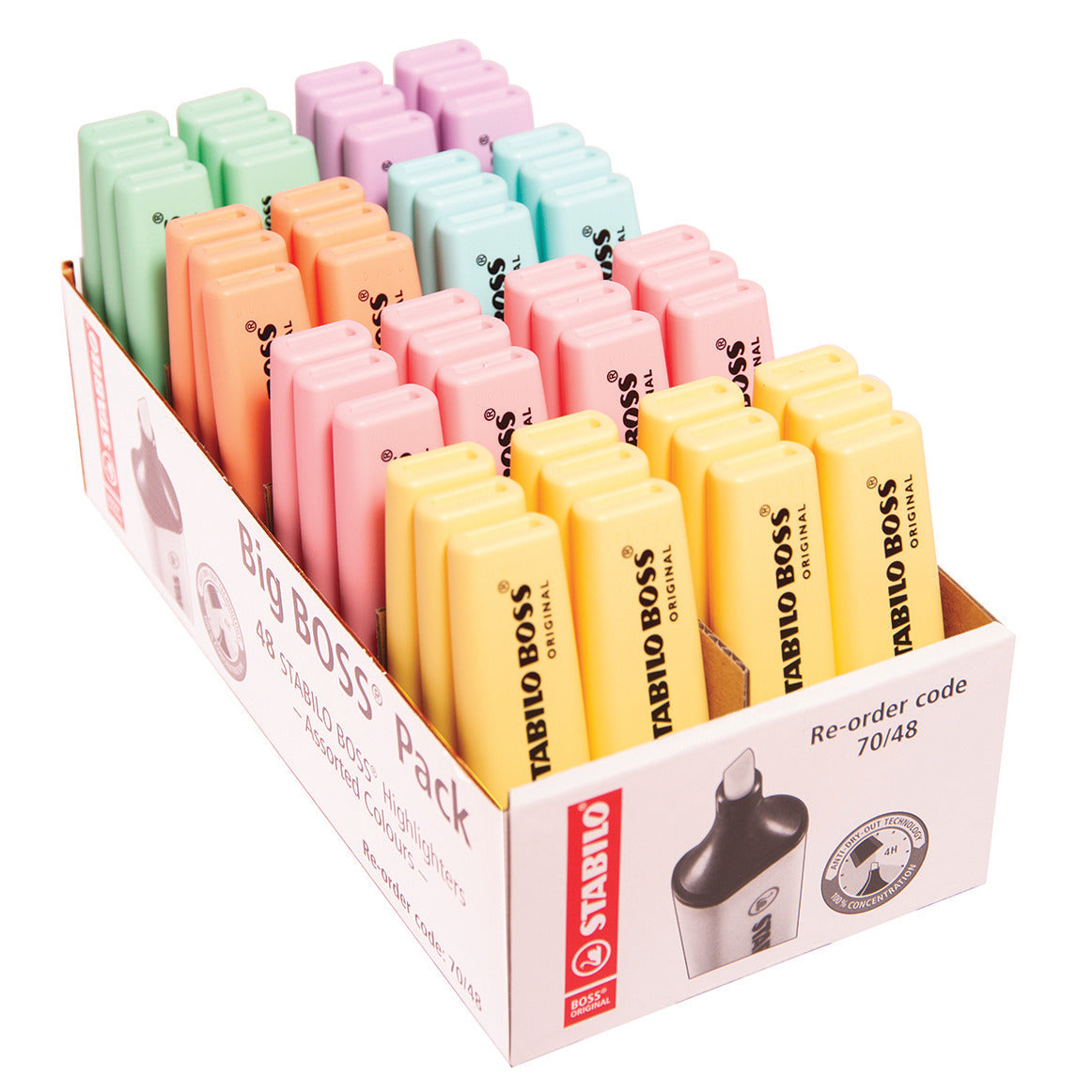 Highlighter Big Boss 6 Pastel.Pk48