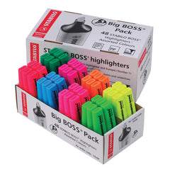 Highlighter Big Boss 8 A-Cols.Pk48