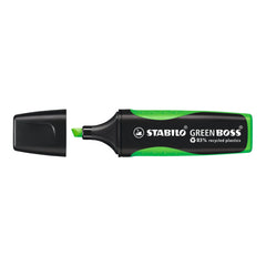 Highlighter Stabilo Green Pk10 Grn