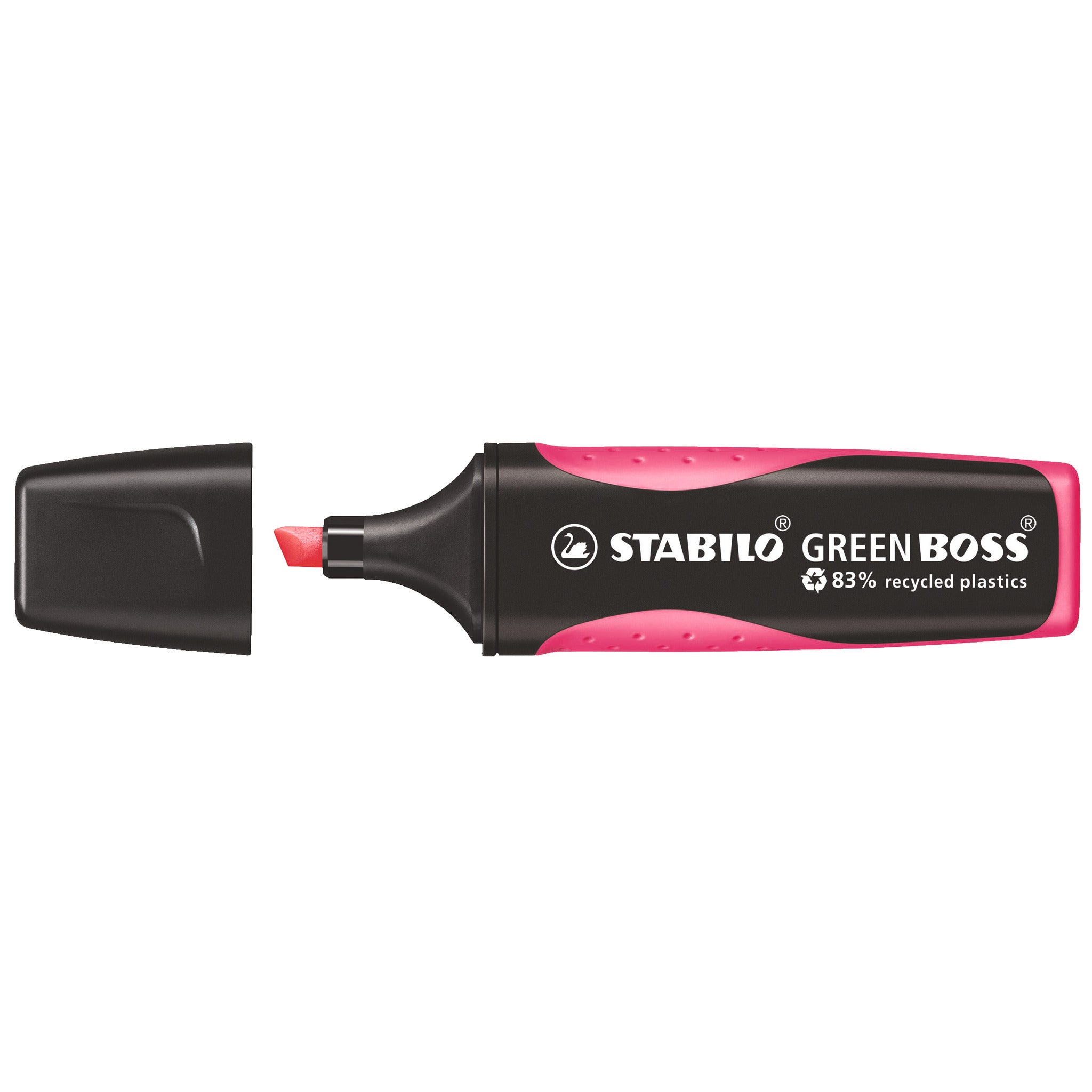 Highlighter Stabilo Green Pk10 Pink