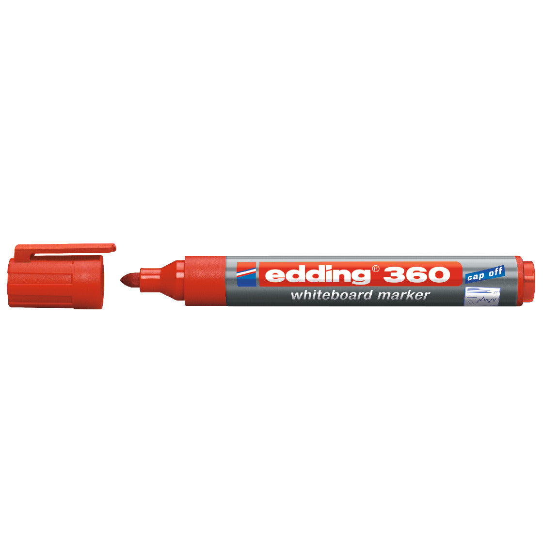 Marker Drywipe 360 Bull.Tip Rd Bx 10