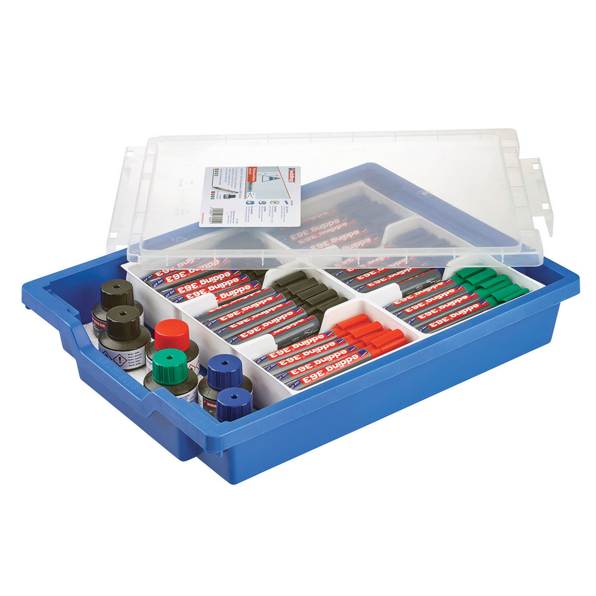 Marker Drywipe 363 Asstd Pk60+6
