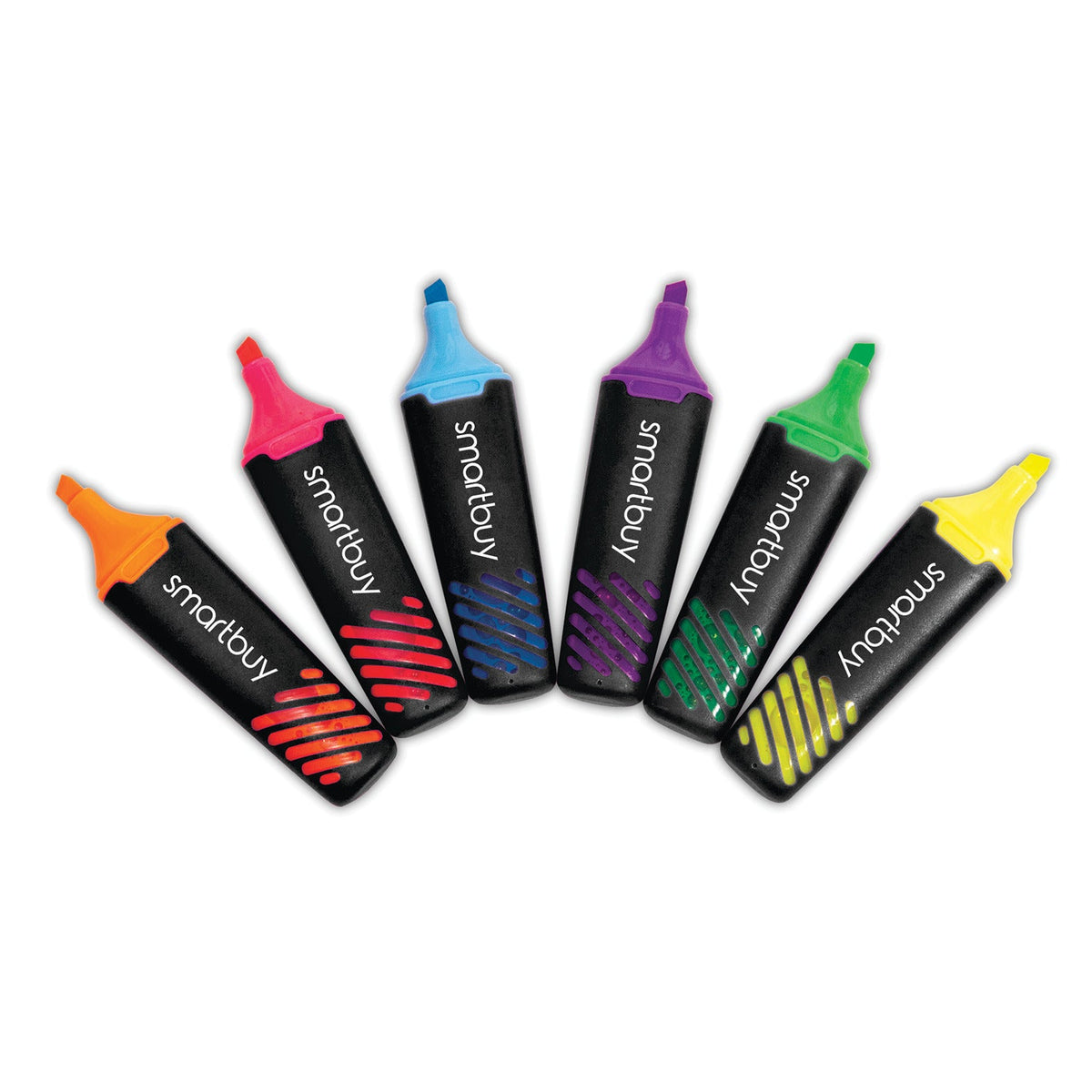 Smartbuy Highlighter Liquid Ink Pk6