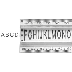 Helix 12 In-30Cm Magnifiying Ruler