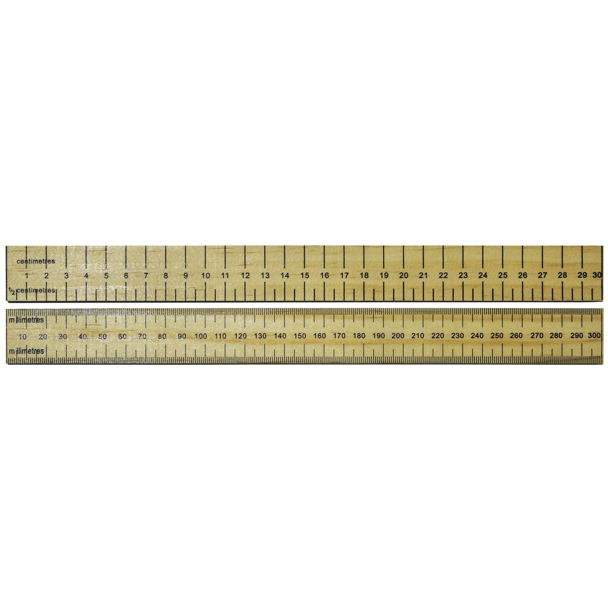 Ruler H-W Grad Cm&0.5Cm Front 30Cm