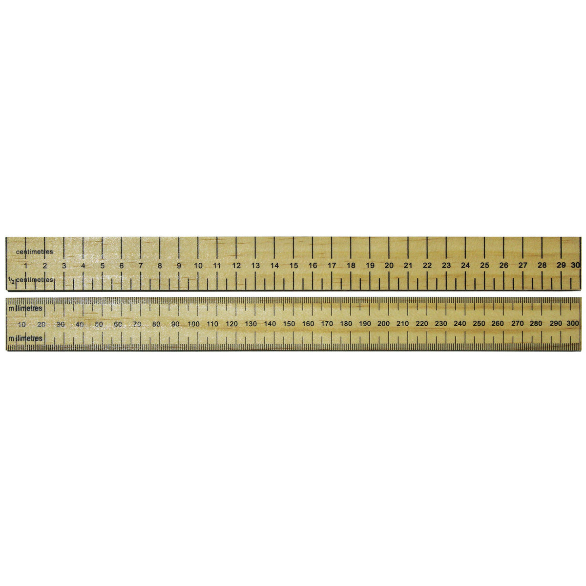 Ruler H-W Grad Cm&0.5Cm Front 30Cm