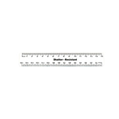 Sb Sresist Ruler Cm-Mm Clr15Cm Pk50