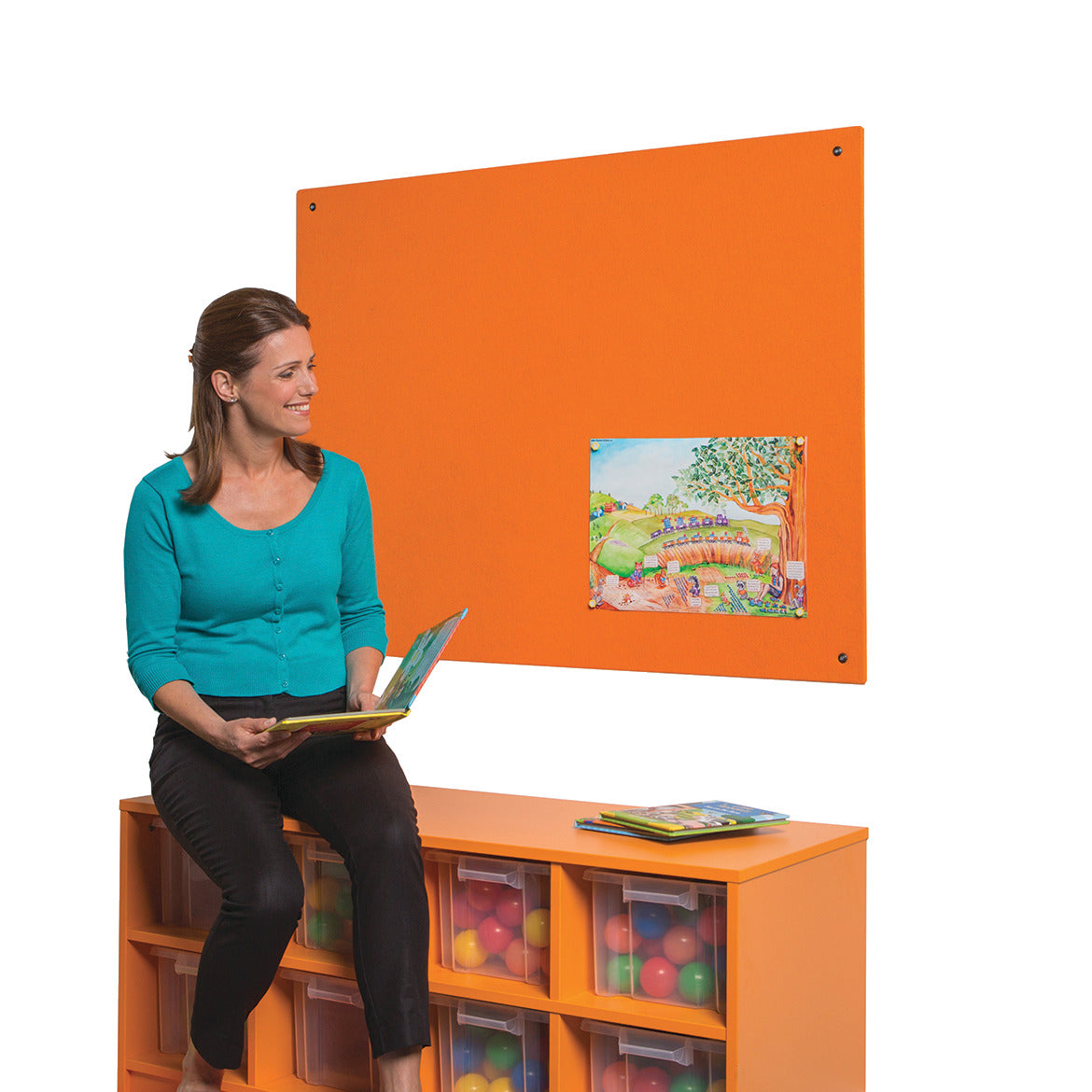 Nboard Felt Unfr 1200X1200 Orange