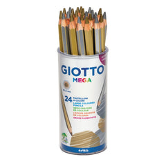 Pencil Giotto Mega Gold-Silver X24