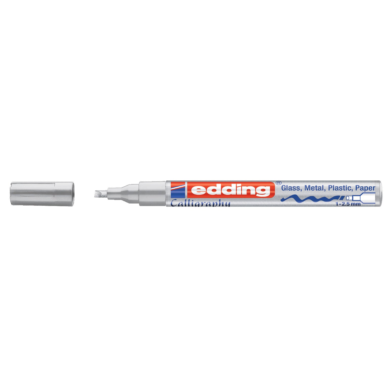 Calligraphy Markr Edding Silver Bx10