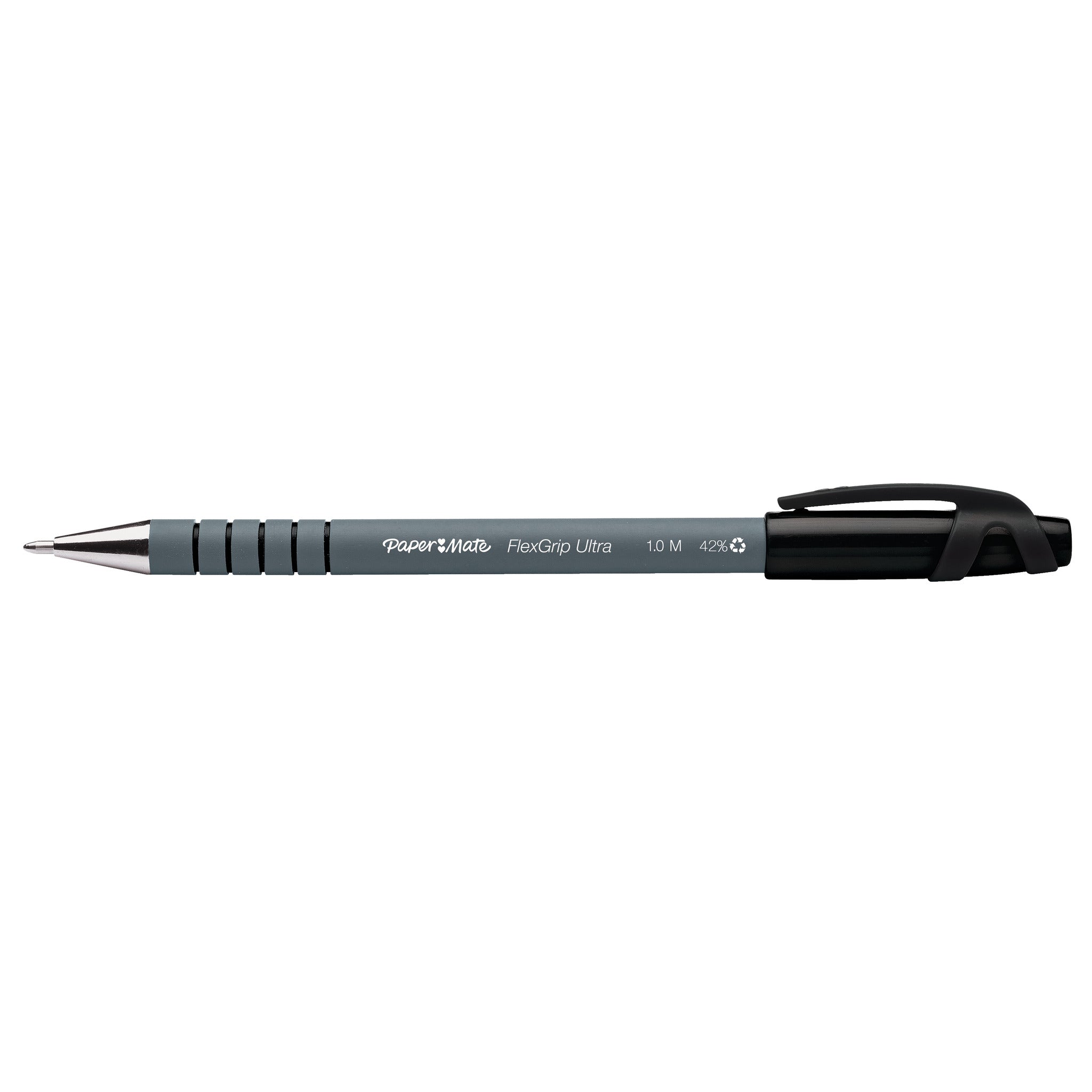 Pen P-Mate Flexgrip Med.Black Bx12