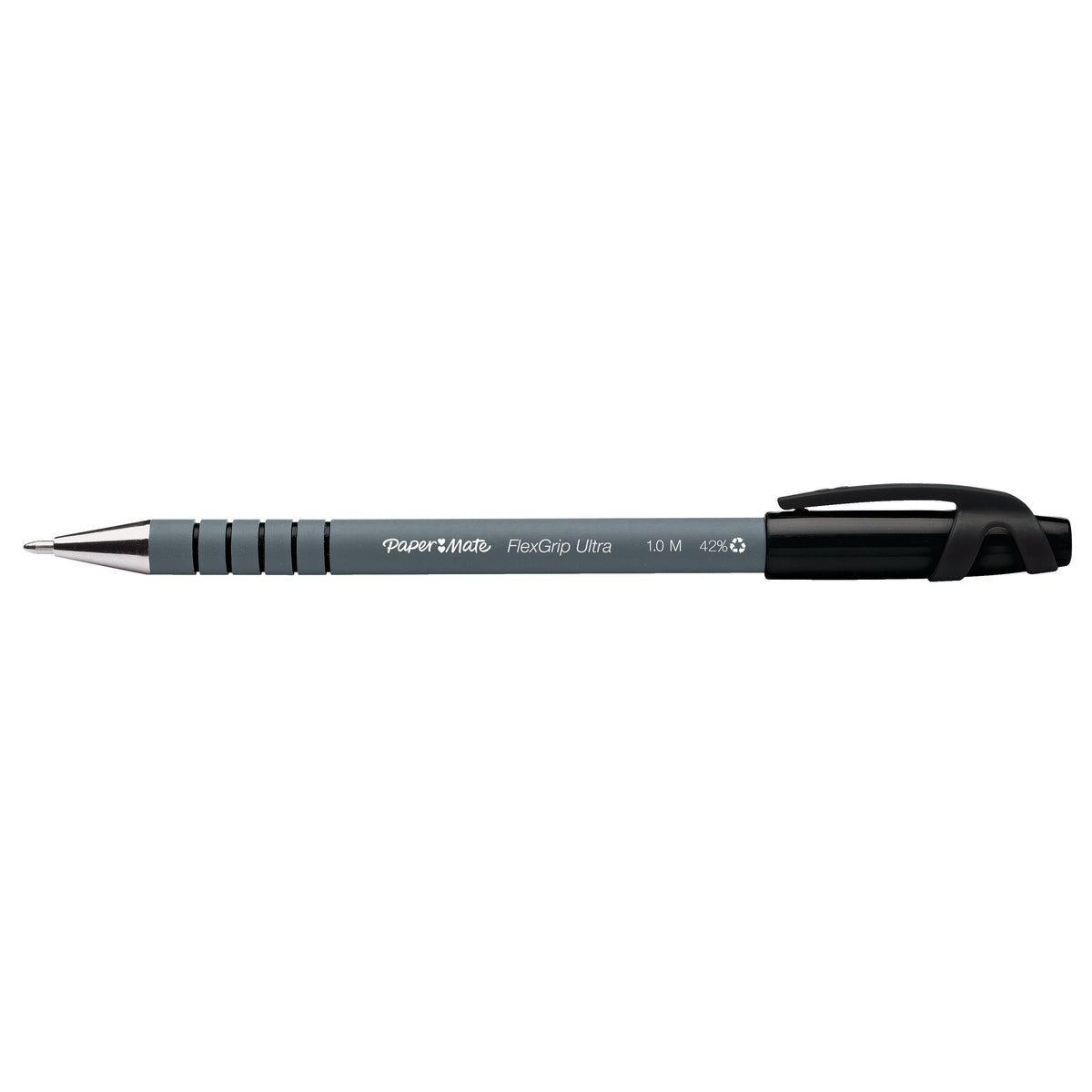 Pen P-Mate Flexgrip Med.Black Bx12