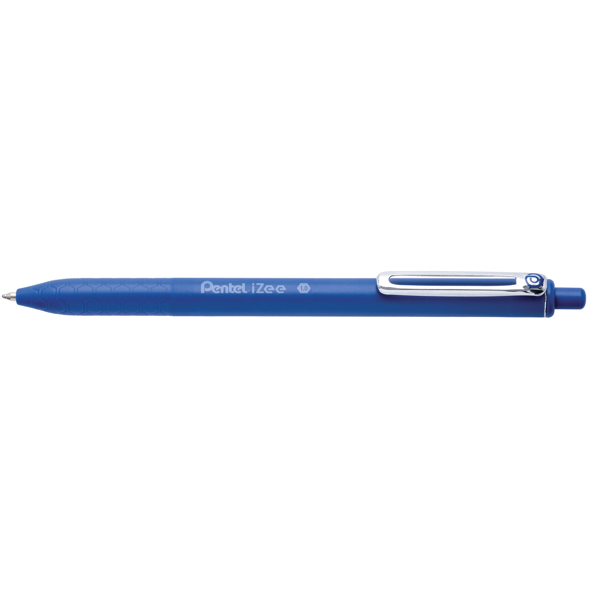 Pentel Izee Pen Retract Pk12 Blue