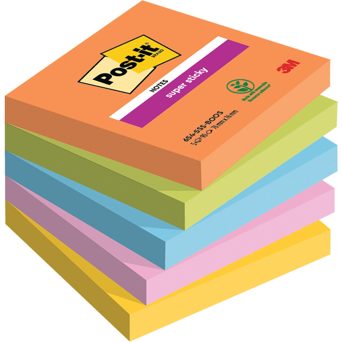Post It Super Sticky Boost Pk5