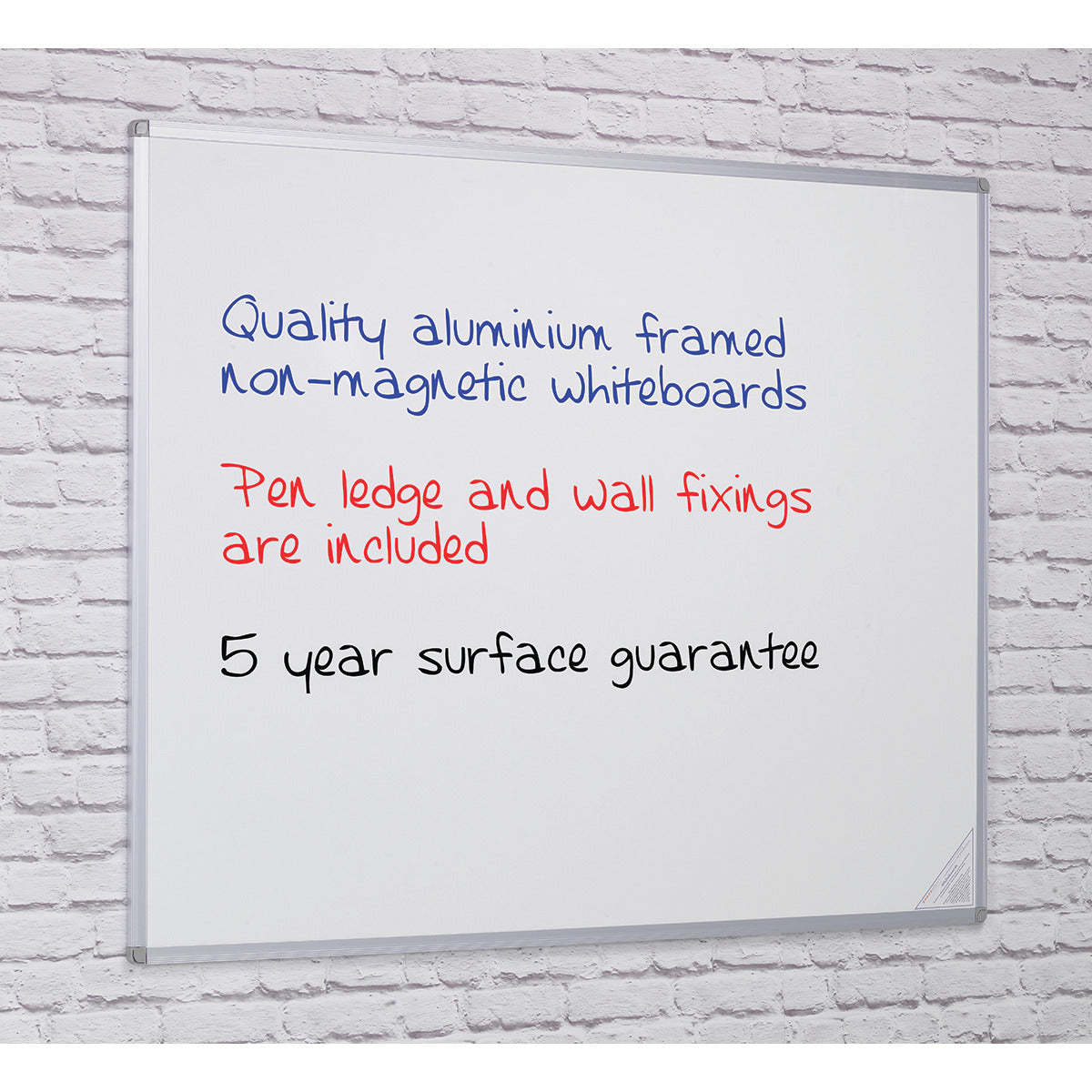 Whiteboard Non Mag. 1200X1200Mm