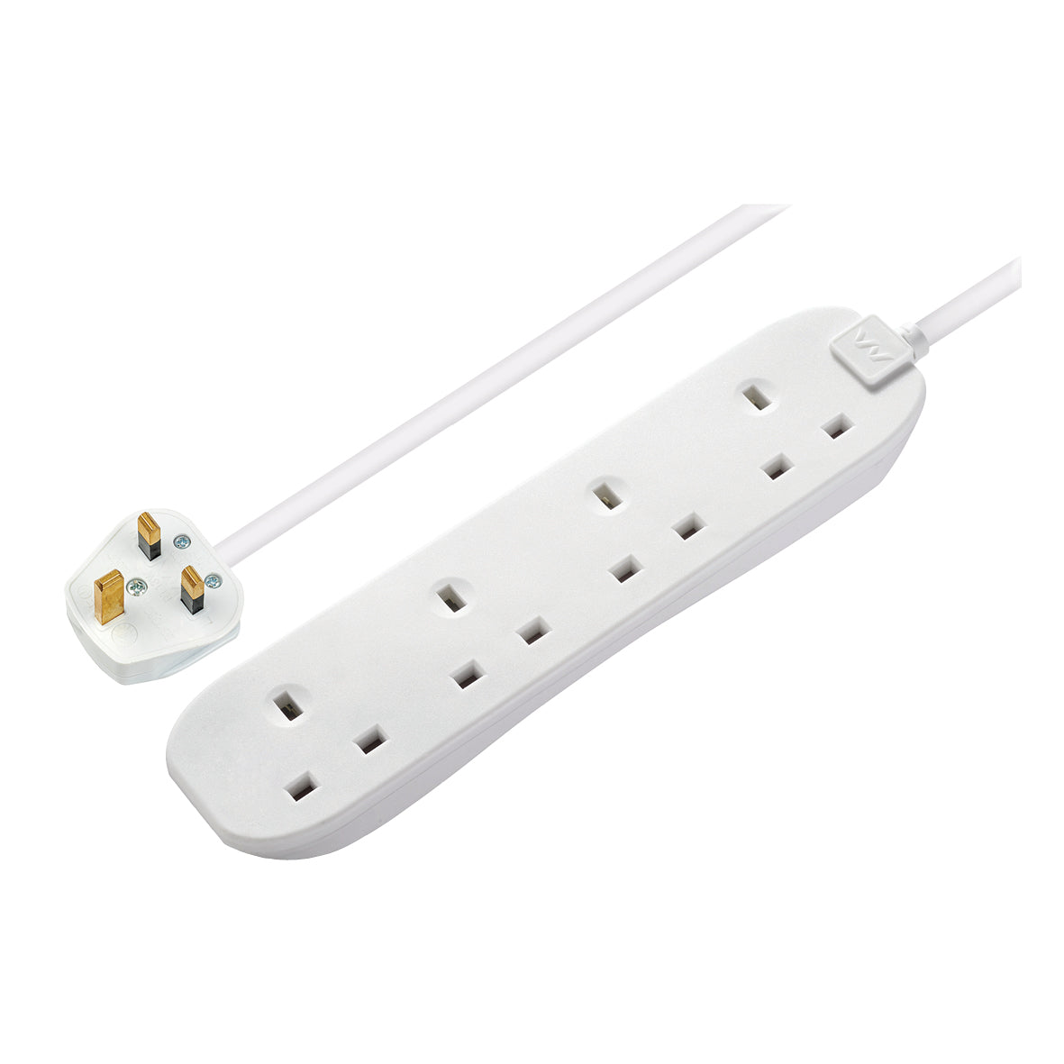 Extension Lead 1m 4 Gang 13A
