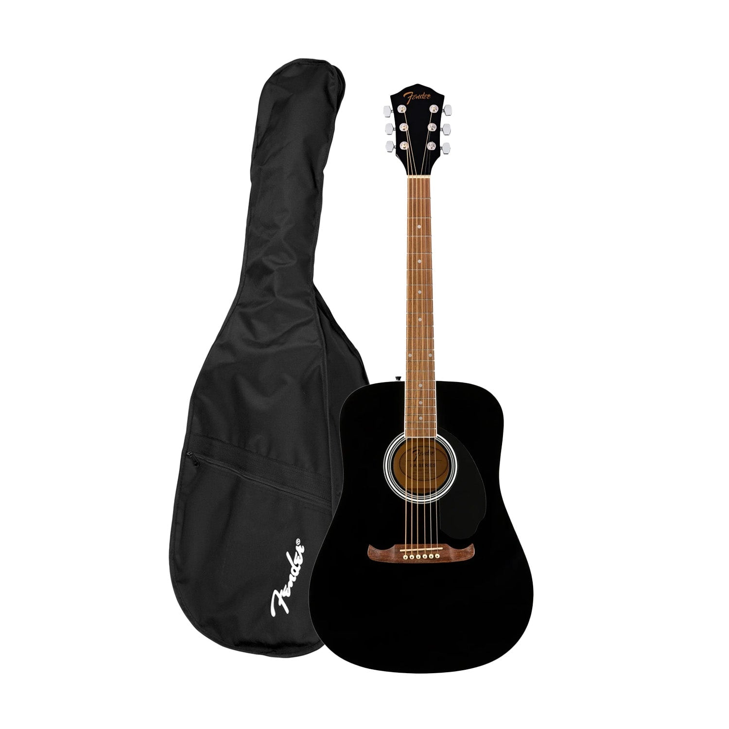 Fender FA-125 dreadnought acoustic guitarÂ  - Black