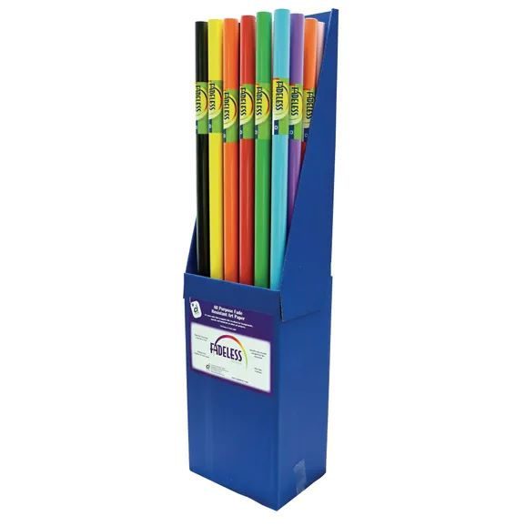 PAC FADELESS COLOURS DISPLAY PAPER ROLL 1218MMX15M GLOSS MAROON 1PC -Min Qty 4