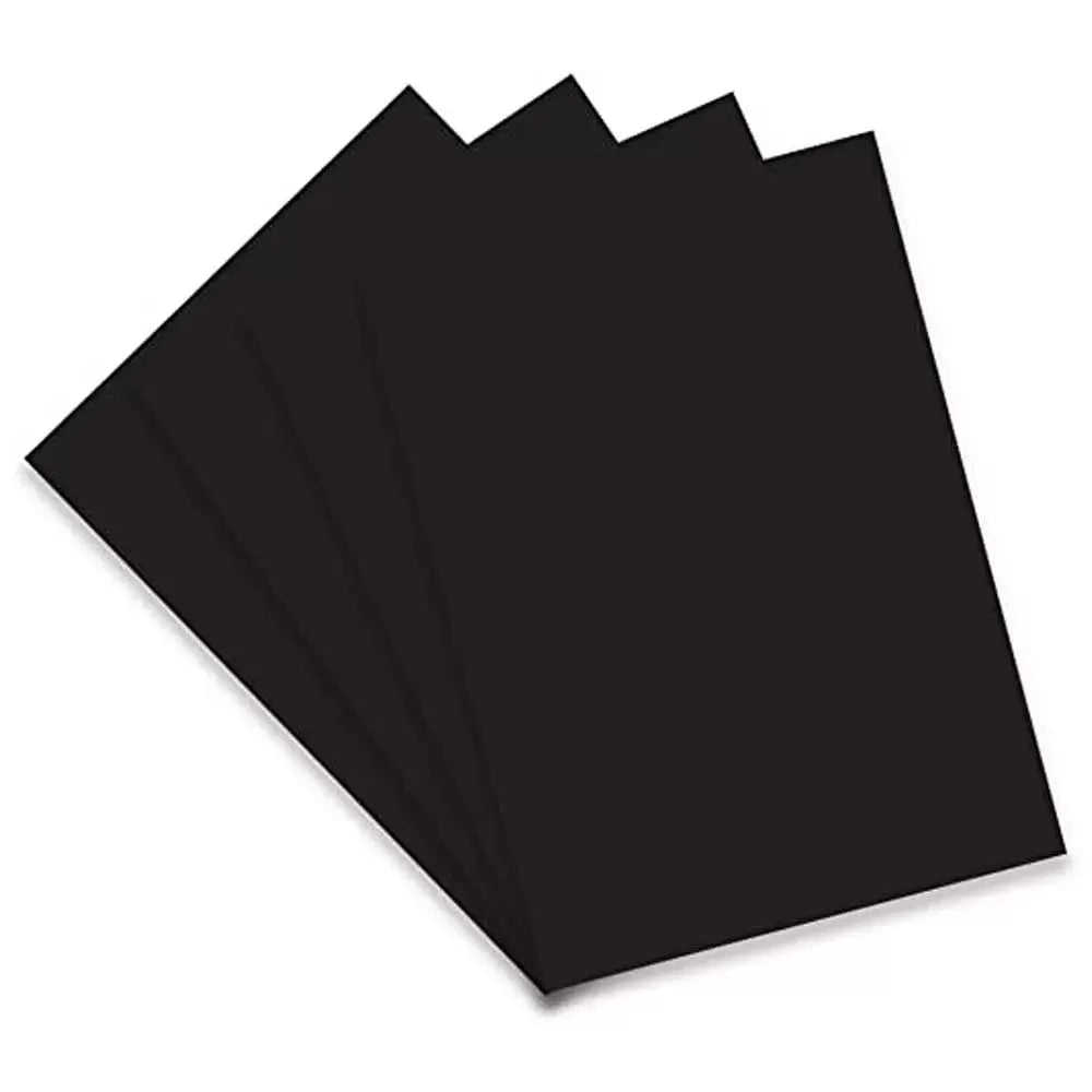 FIS BRISTOL BOARD 160G 70X100CM BLACK, 100 Sheets