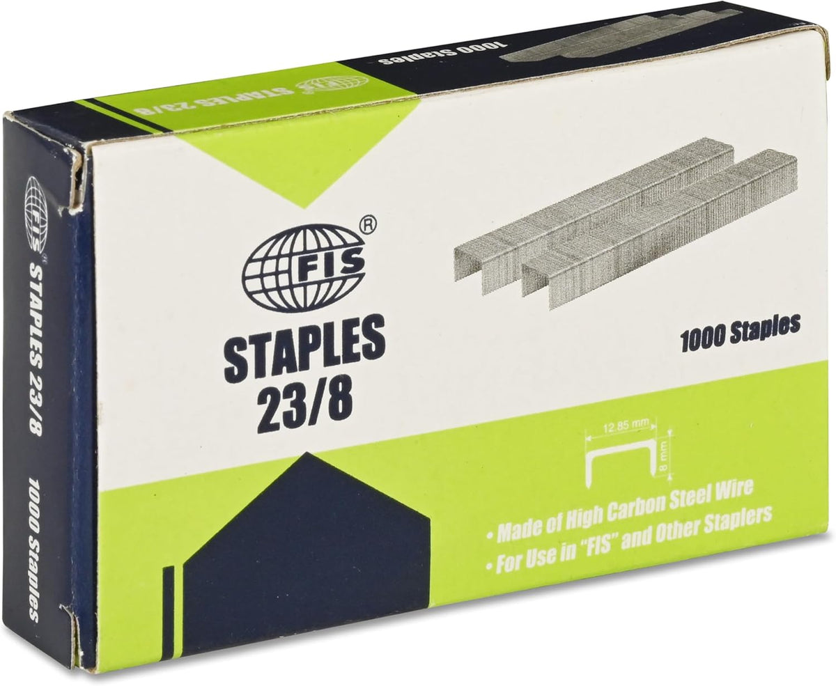 FIS STAPLER PINS 50 SHEETS SIZE: 23-8, 12.85X8MM